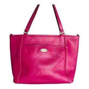 Coach Crossgrain Leather Pocket Tote Bag
